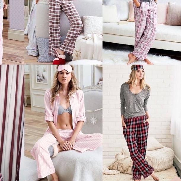 ➶ Victoria Secret wide lounge pajamas pants kulot ★