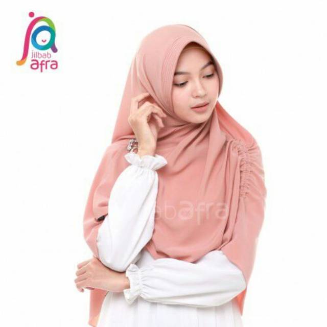 Jilbab Afra_KHANSA (Khimar Serut Jilbab Afra)