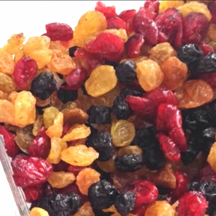 

Mixed Dried Fruit 500gr( Cranberry, Dark Raisin, Golden raisin)