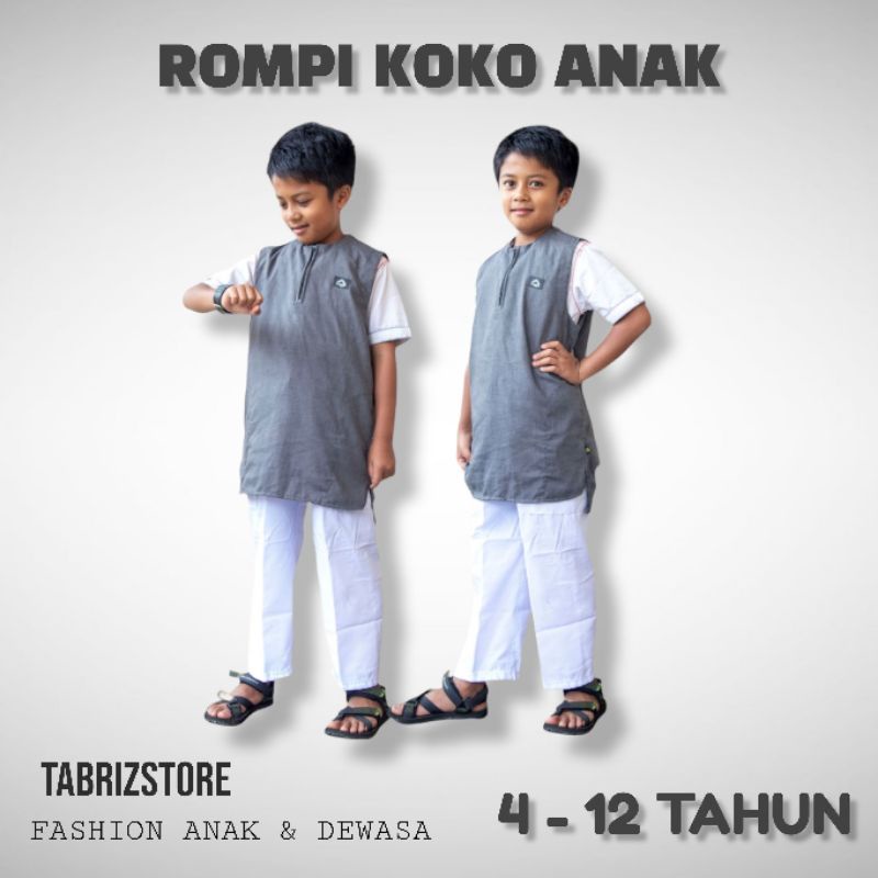 (BIG SALE✓)ROSAL_Rompi solat anak/baju anak murah terbaru usia 4 sampe 12 tahun