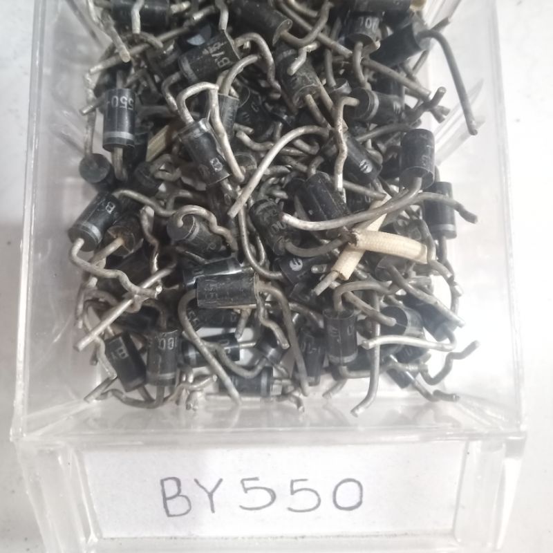Dioda BY550-100 Silicon Rectifier Diode 5A 100v Cabutan.
