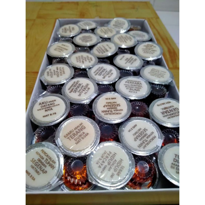 

Anggur-Hosti Ayat Perjamuan ( paket utk 10 pcs )
