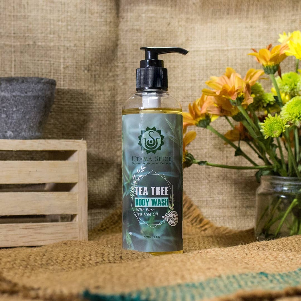 TEA TREE BODY WASH UTAMA SPICE 230 ML