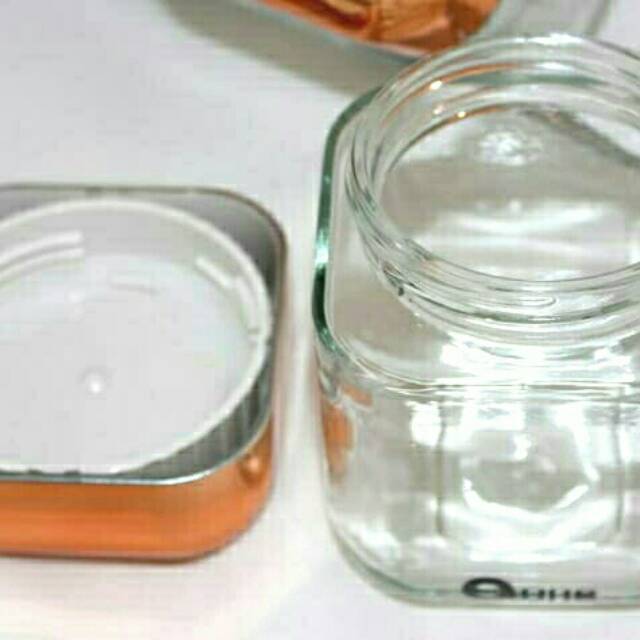 Oxone Ox-352R Toples Kaca Beling Tempat Penyimpanan Jar Kue Cantik Rak Tempat Stainles OX 352R