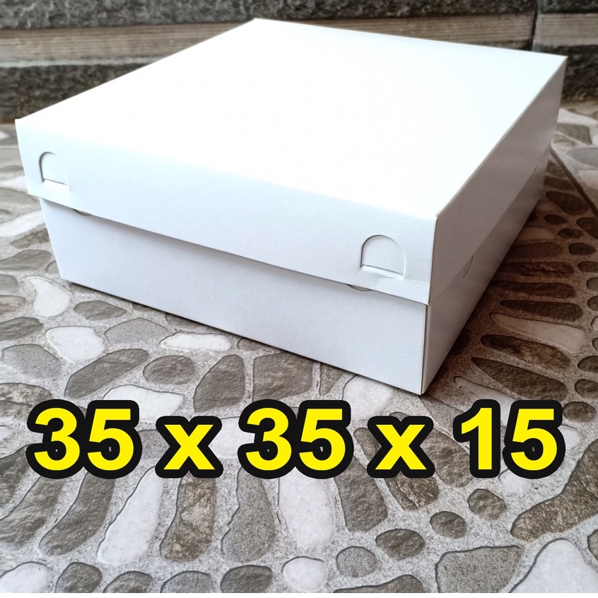 Dus 35x35x15 POLOS / 35x35 / Dus Kue / box cake / kotak kue ultah / dus kue ulang tahun