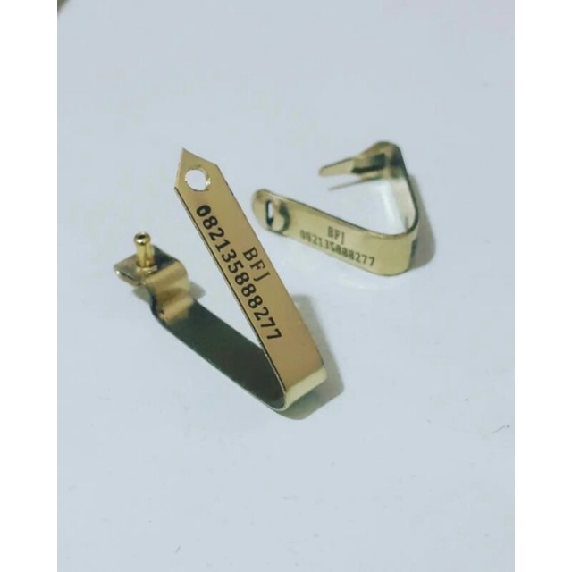 wing band ayam pakhoy mangon plucker ganoi isi 10 biji bisa request nama dan nomor