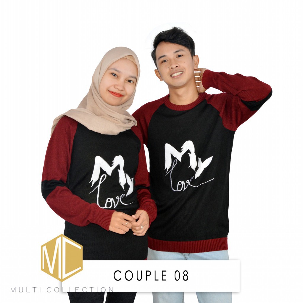 COUPLE 08   baju rajut bandung   sweater rajut couple   baju rajut couple   grosir pakaian rajut