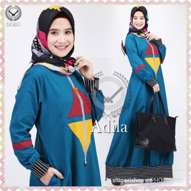 SALE AKHIR TAHUN 👉 ADILA DRESS ORIGINAL BY DOBU