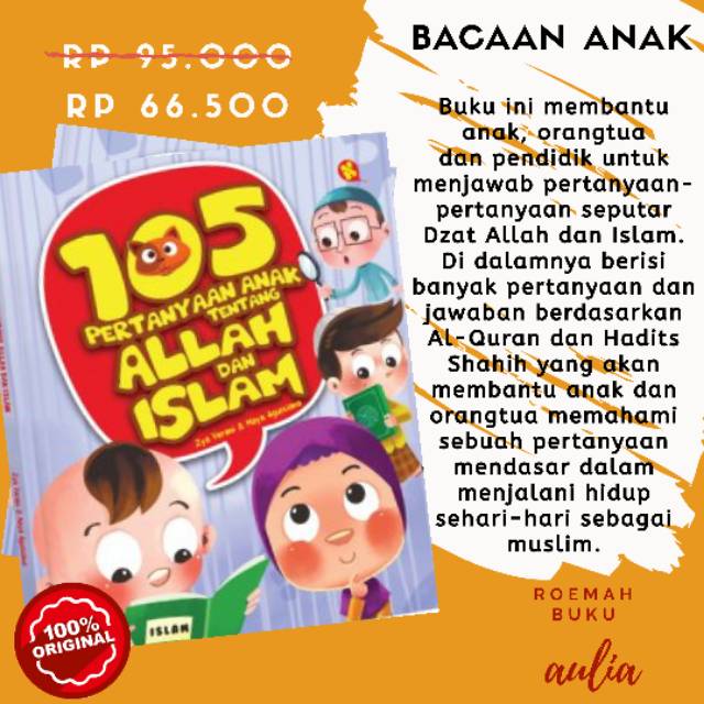 105 Pertanyaan Anak Tentang Allah Dan Islam Shopee Indonesia