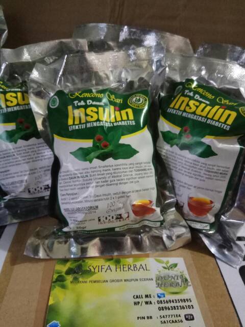 Teh daun Insulin untuk diabetes