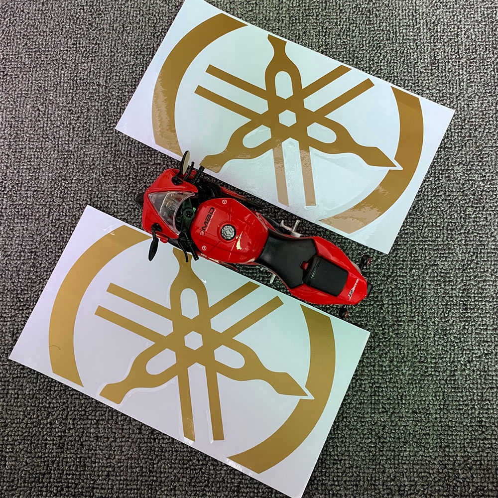 (On Sale) Stiker Reflektif Penutup Goresan Sepeda Motor Balap Yamaha 20.5x11.5cm