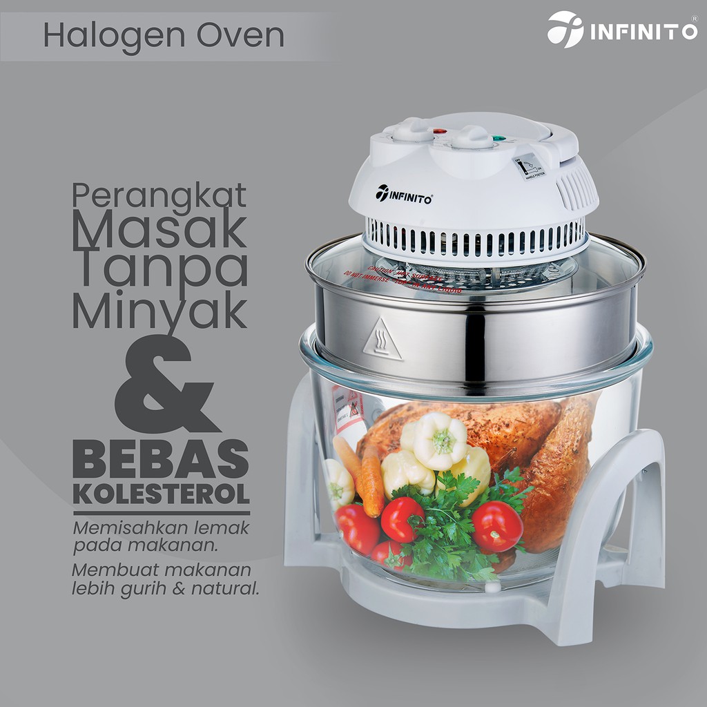 INFINITO HALOGEN OVEN 7 IN 1 PROMO - FREE GIFT 