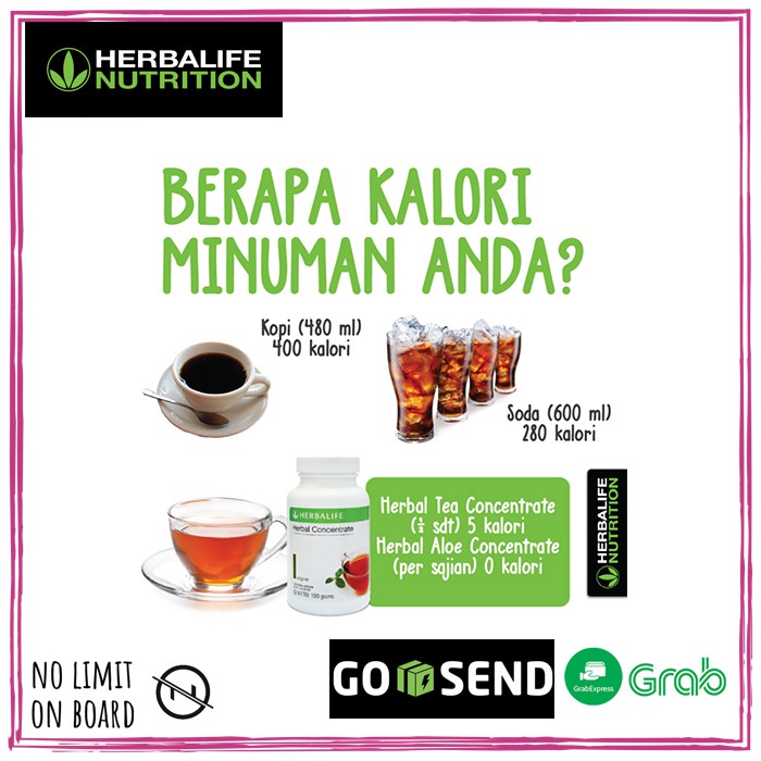Herbalife Nutrisi Teh Diet Suplemen Minuman Detox Herbal Teh Hijau Tea Concentrate Original Ready Shopee Indonesia