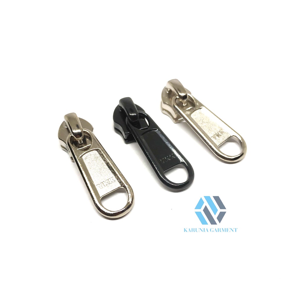 YKK HEAD ZIPPER RITSLETING PANJANG NO 8 KEPALA RESLETING COIL YKK PER 100 PCS