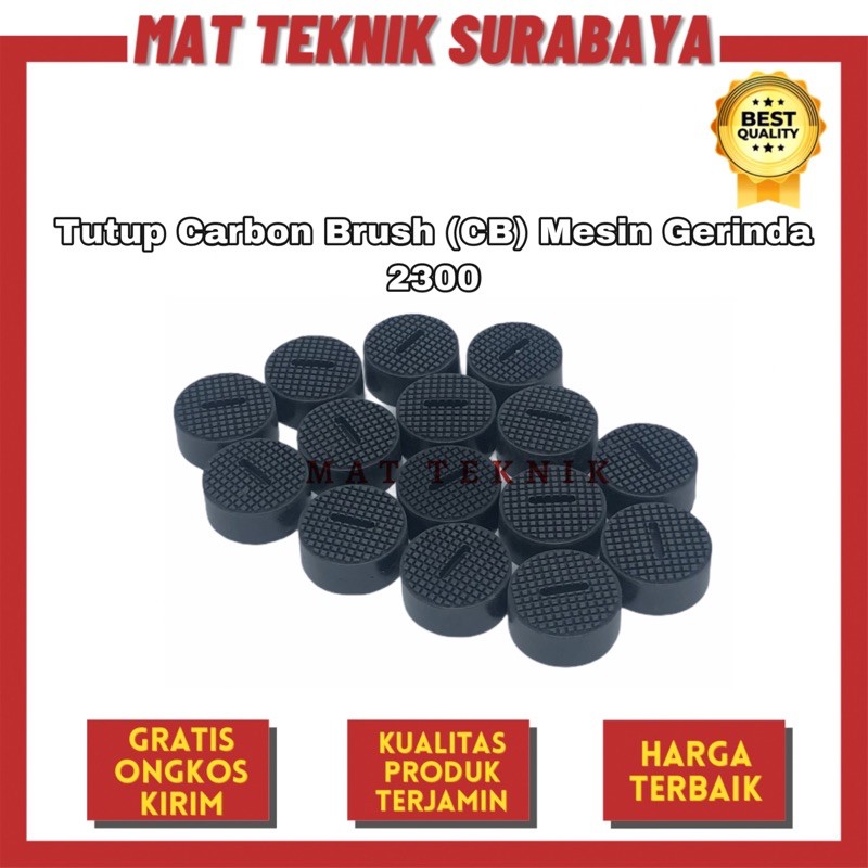 Tutup Carbon Brush / CB Mesin Gerinda Modern M2300 2300 Drat Dalam