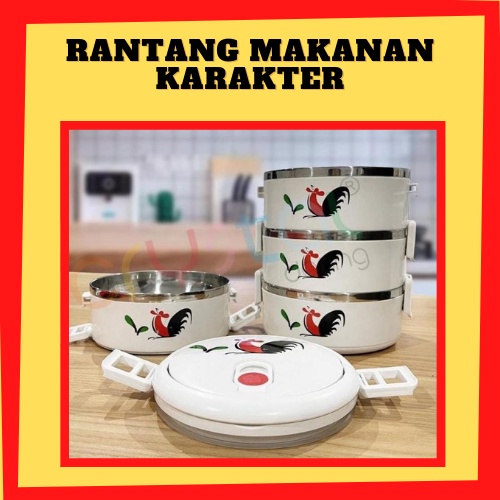 rantang stainless 5 susun rantang makanan susun wadah bekal makan anti tumpah rantang bekal tahan pa
