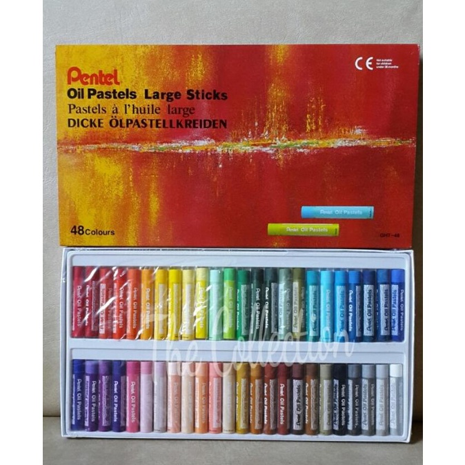 

Atk0315Pt 48 Warna Pentel Large Stick Ght 48 Oil Pastel Besar Art Colo