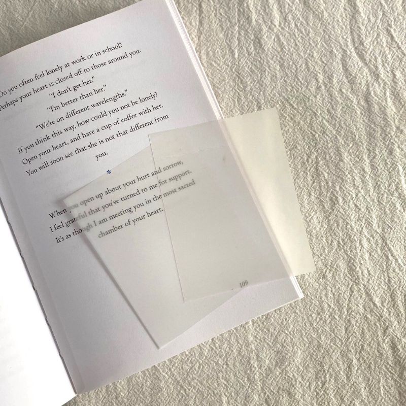 

Sticky Notes Transparan Anti Air untuk Catatan