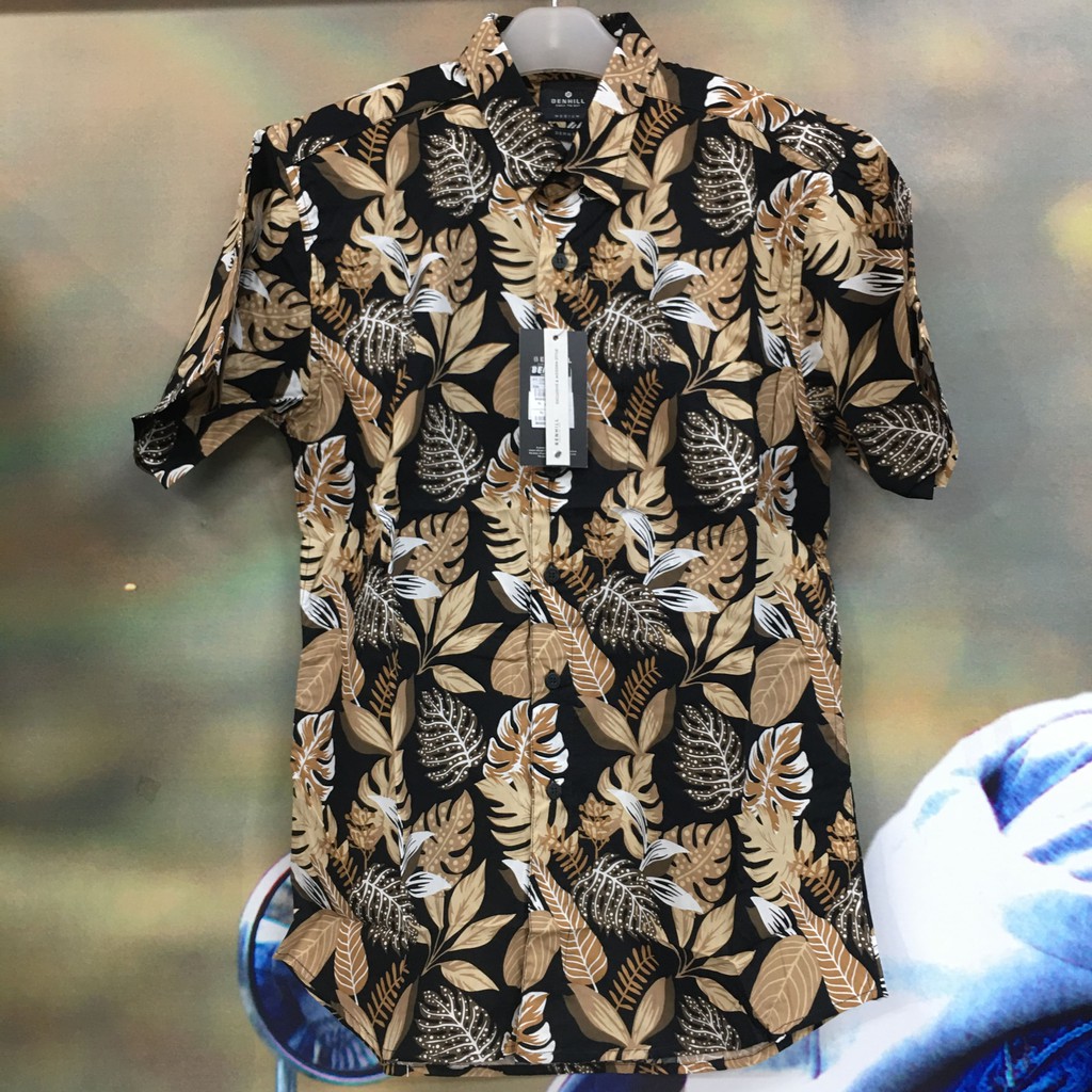 Benhill / Kemeja Printing Pria Lengan Pendek