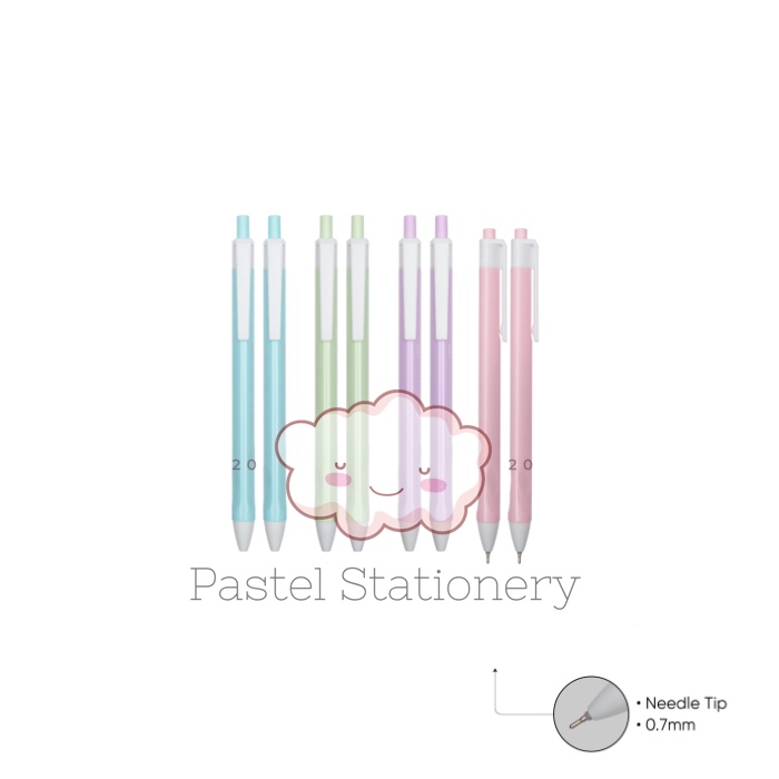 

Pulpen Pastel Joyko Vokus BP-342 0.7mm - Bolpen Ball Pen Hitam 0,7 mm