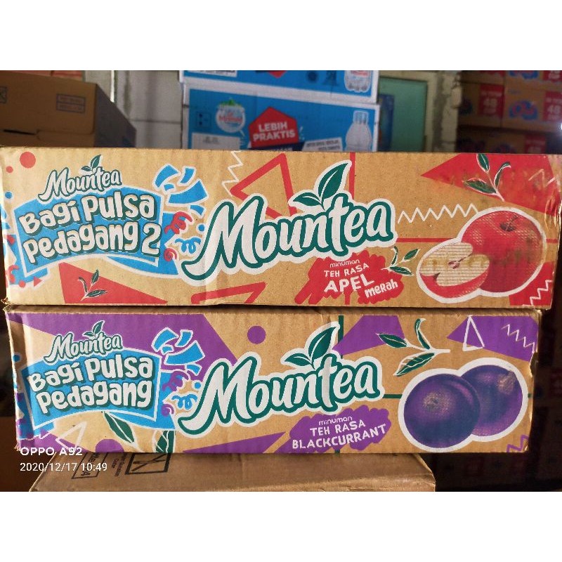 Jual Mountea Minuman Cup 180ml 1 Karton 24 Cup Shopee Indonesia