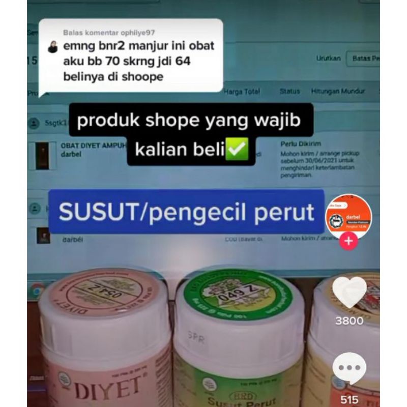 DARBEL OBAT DIYET BPOM