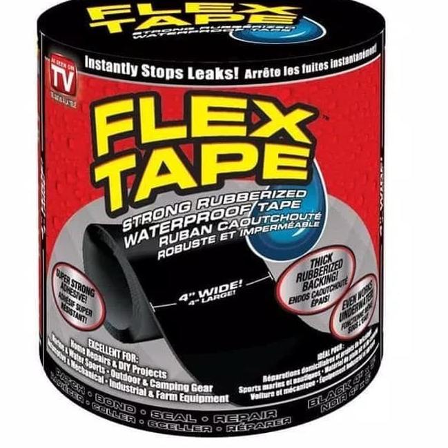 

➴ FLEK TAPE 4" INCH ISOLASI LAKBAN WATERPROF TAPE ✩