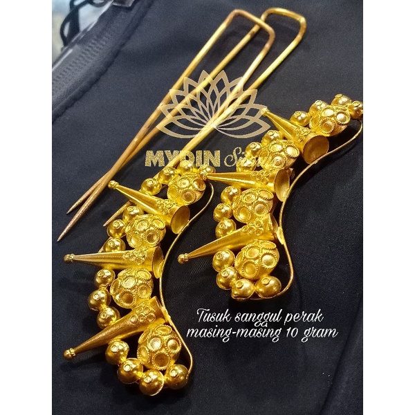 Tusuk Sanggul Batak Perak Murni