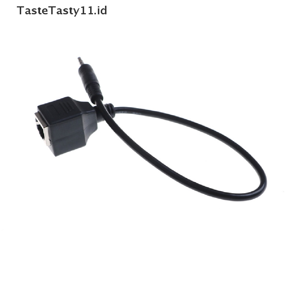 Kabel Adapter Audio 3.5mm 1 / 8 &quot;Male Jack TRS Ke RJ45 Untuk Ethernet