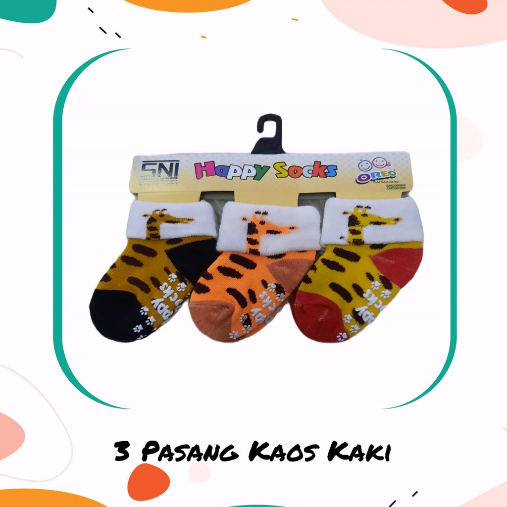 Kaos Kaki Bayi isi 3, Kaos Kaki Sepatu Baby, Kaos Kaki Anak / Bayi HEMAT!!!