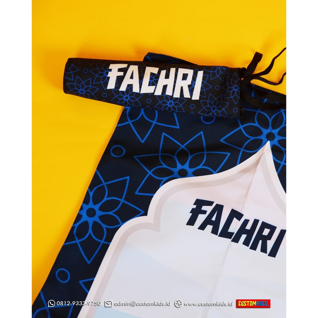 READY STOCK!! SAJADAH ANAK PRINTING, SAJADAH ANAK CUSTOM, SAJADAH TRAVELING (CUSTOMKIDS)-1