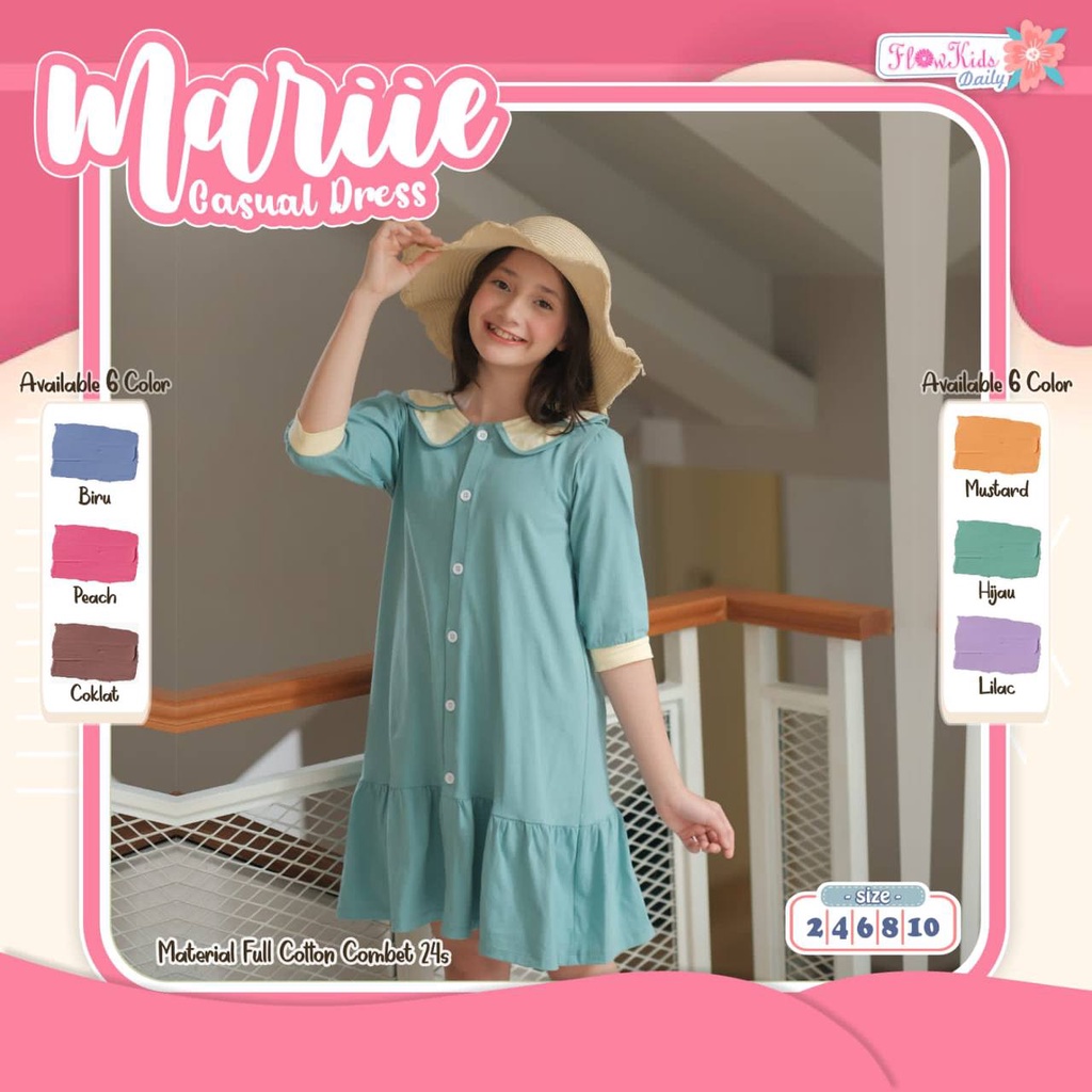 Dress anak Mariie Casual By Flowkids