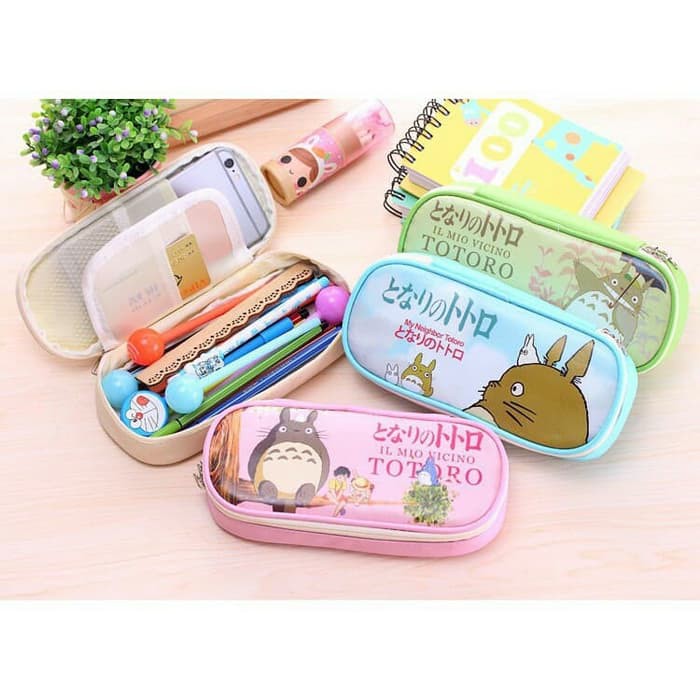 

Tempat Kotak Pensil Tororo Totoro Bigsize Sekat Jumbo
