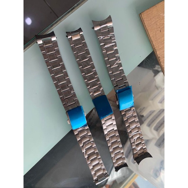 Strap Tali Jam Tangan Stenlisteell Silver Model Kuping