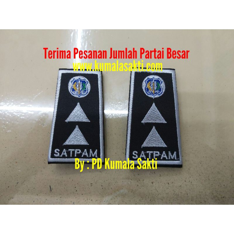 Pangkat Satpam Security 2 Sgtg-Rompi Security-Kaos Security-Topi Security-Sabuk Security-KopelSatpam