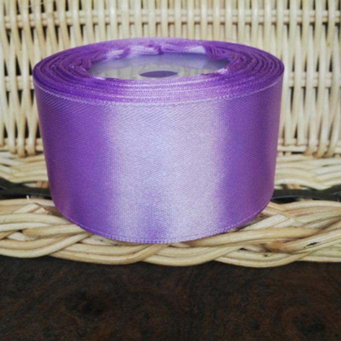 

Pita Satin Polos 1.5 "/4 Cm Ungu - 9009 Aksesoris Kerajinan Kado Craft