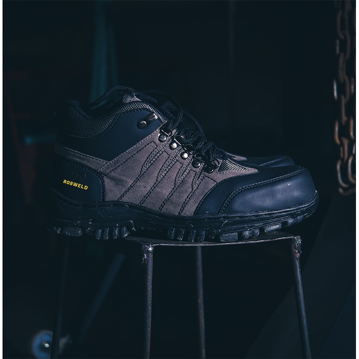 Sepatu Safety Boots Pria, Sepatu Safety Ujung Besi, Sepatu Safety Pria Proyek Kerja Lapangan, Sepatu Safety Outdoor Hiking, Sepatu Septi Gunung BISA COD BAYAR DI TEMPAT-Robweld Original