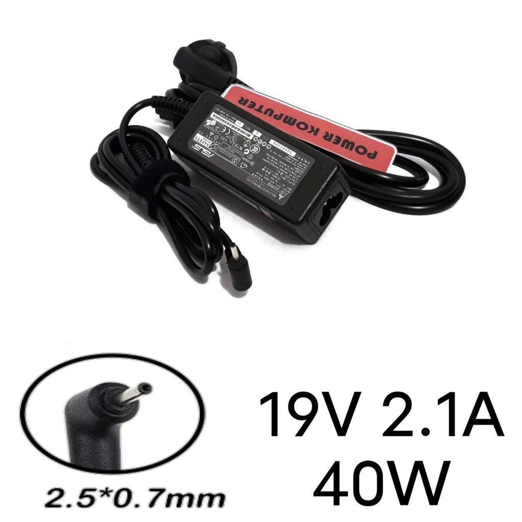 Adapter Charger Asus 1015 x101 1025 1215 1215P - Charger ASUS 19V 2.1A 40W - 2507
