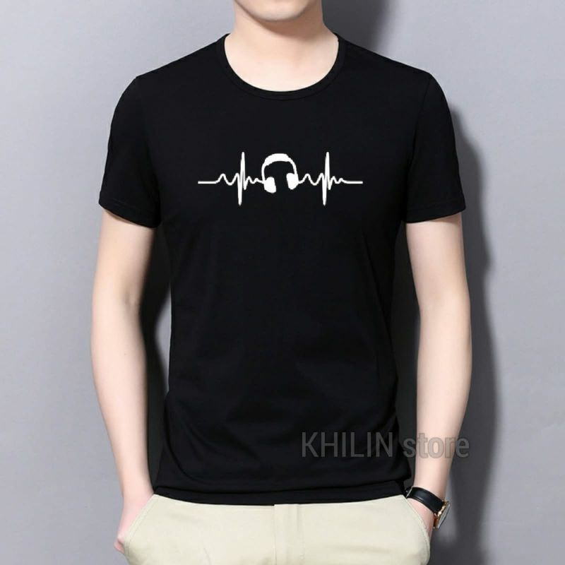 Kaos Headset Pria Cotton Baju Kaos Pria Distro Tshirt Atasan lelaki Baju Cowok Dewasa Fashion Pria Dewasa