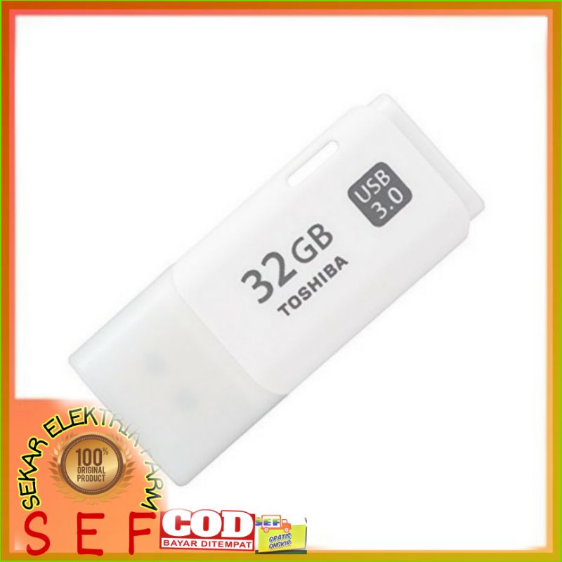 32GB USB Flasdisk Toshiba 32 GB / 32GB WARNA Putih FLASHDISK