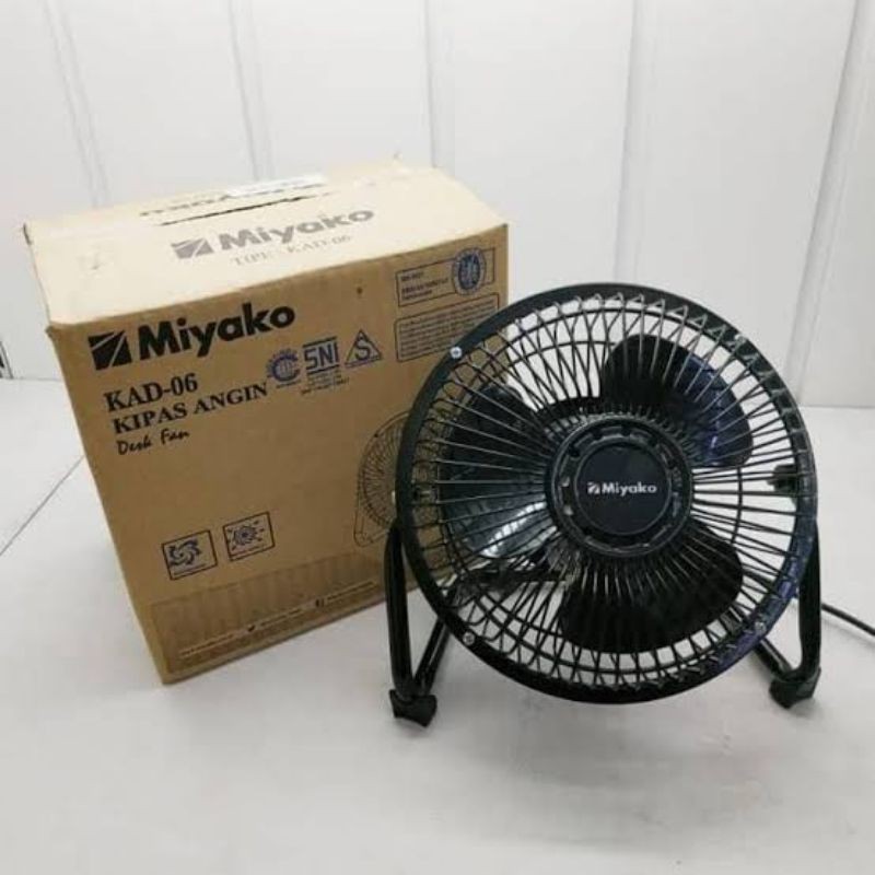 Kipas Angin Mini Miyako Desk Fan KAD-06 / KAD06 (6 Inch / 6&quot;)