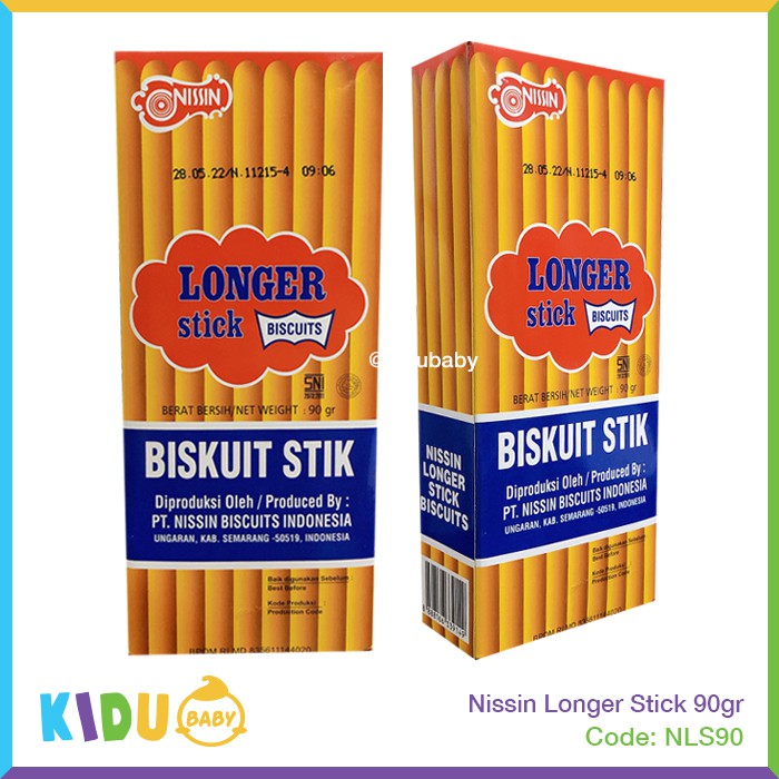 Nissin Longer Stick 90gr Kidu Baby