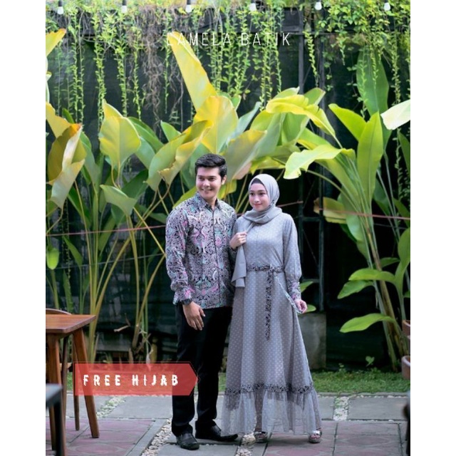 Batik Couple kebaya AYUDIA, TERBARU 2022, Gamis kekinian, Gamis modern