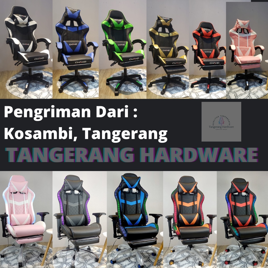 Kursi Gaming Chaho Kursi Balap Gaming Chair Premium Kursi Gaming Termurah Kursi Gaming Footrest