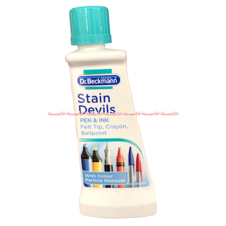 Dr. Beckmann Stain Devils 50ml Pen &amp; Ink Fruit Drink Felt Tip Crayon Balpoint Coffee Sabun Pembersih Noda Pulpen Krayon Kopi Teh Dan Sayuran Tumpah Pada Baju Pakaian Dr Beckmann Dr Bek man