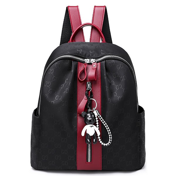 BJ57304 - BLACK/BLACKGD/RED/REDGD TAS RANSEL TAS WANITA FASHION IMPORT MODIS ELEGAN TERMURAH TERLARIS TERBARU BAGSTORE JAKARTA TAS BATAM GT1224 CR7304 VC87300 BQ1853 LT1203 KPC8083 KPC8501 B3363