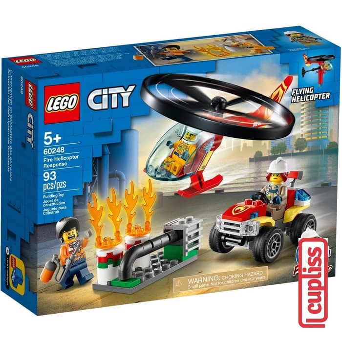 LEGO City 60248 Fire Helicopter Response