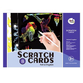 Joan Miro Scratch Cards set Full Moon aktivitas seni anak buku sketsa | Scratch Cards