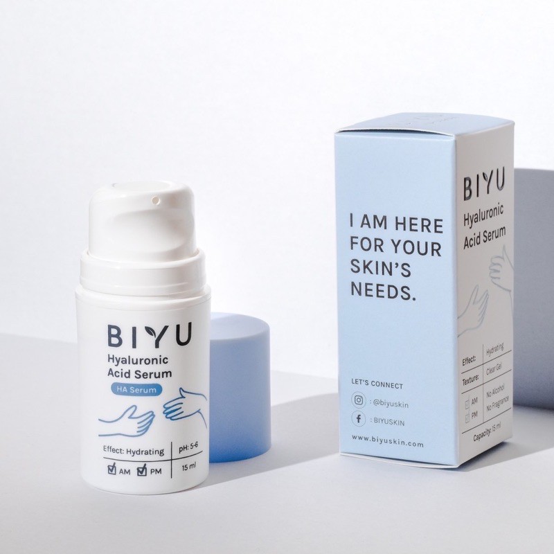 BUNDLING Biyu HA Serum + Cleanser