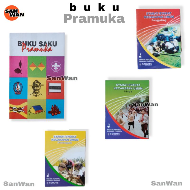 Buku Saku Pramuka Dan SKU aksesoris Pramuka